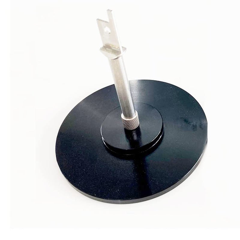 EBIEFLY DIY UVC Reciprocating Saw Machines Large Adapter Suction Cup Attachments Connector Fit for Reciprocating Saws Tools Aluminium Smooth Surface 12cm/4.7in Diameter (Black Large) - Image 4